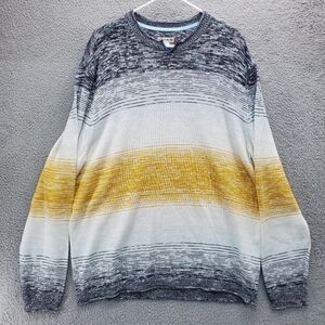 32 Bar Blues Soulero Yarn Dyed Sweater Mens Size XL